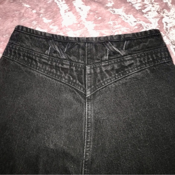 Vtg 80s/90s Rocky Mountain Black Denim High-Waist Goth/Grunge Pin-Up Mom Jeans - Picture 14 of 15